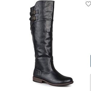 **NIB** Journee Wide Calf Black Knee Boots